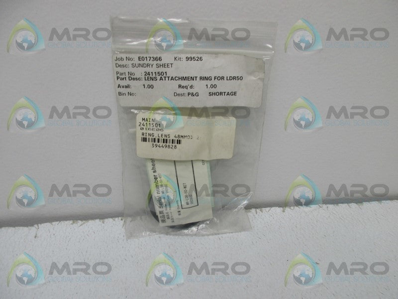 INDUSTRIAL MRO 2411501 RING LENS * NEW IN BAG *