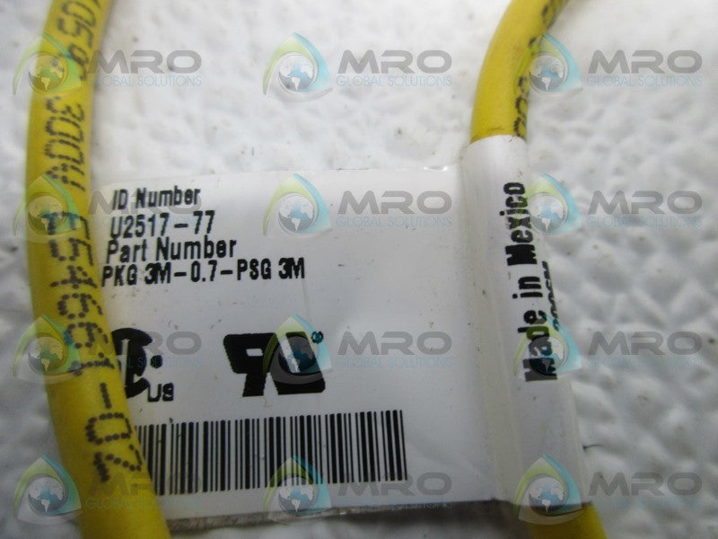 TURCK PKG3M-0.7-PSG 3M CABLE  NSNP