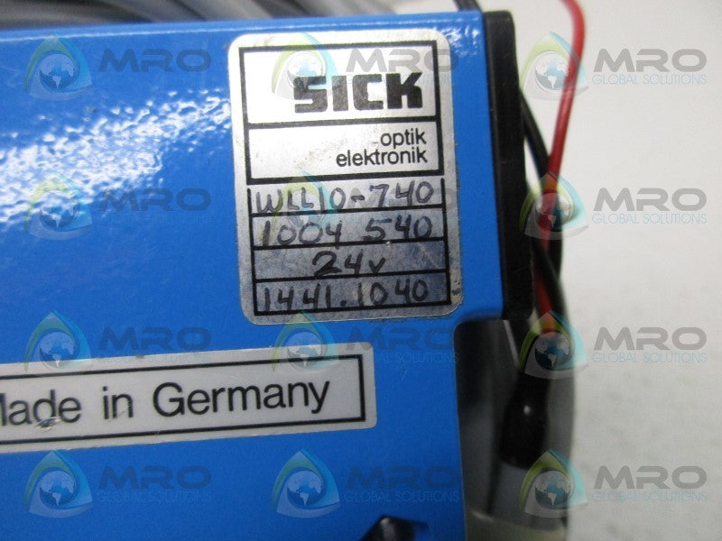 SICK WLL10-740 PHOTOELECTRIC PROXIMITY SENSOR  NSNP