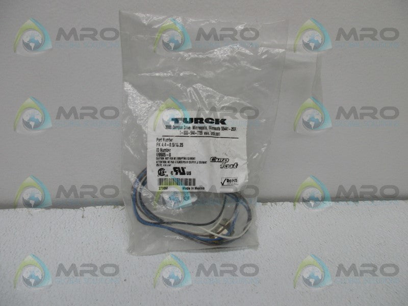 TURCK FK-4.4-0.5/16.25 EUROFAST CONNECTOR  NSMP