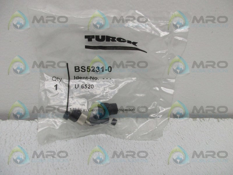 TURCK BS5231-0 FIELD WIREABLE PLUGS & RECEPTACLE  NSMP