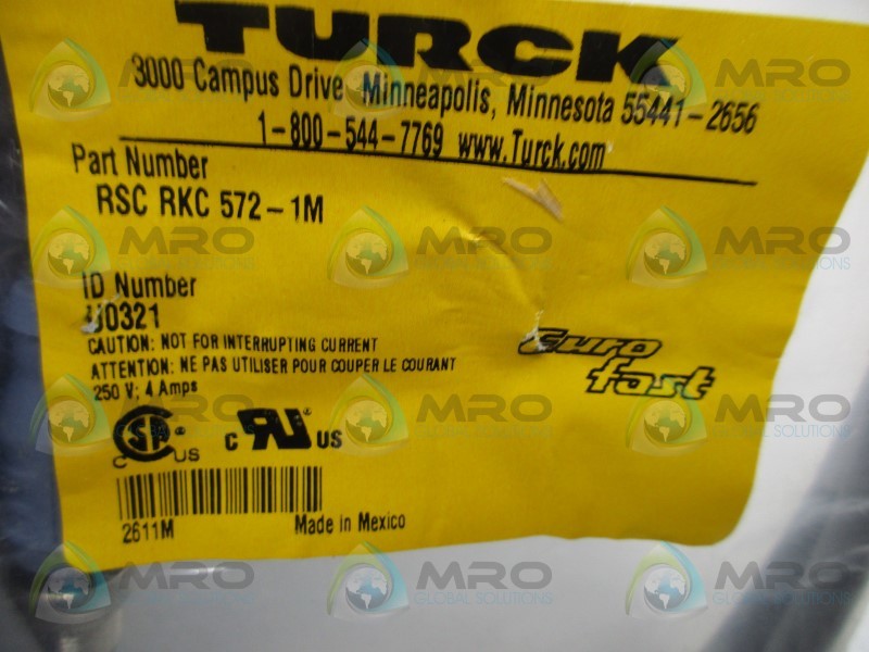 TURCK RSC-RKC-572-1M NETWORK MODULE CORDSET * NEW IN FACTORY BAG *