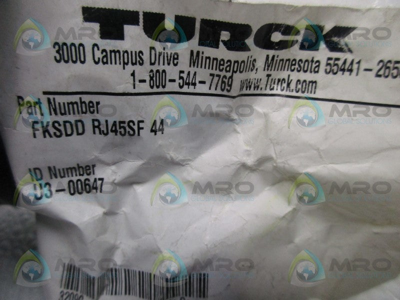 TURCK FKSDD-RJ45SF-44 CONNECTOR  NSMP