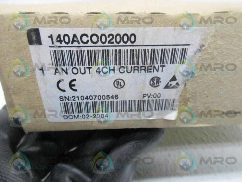 SCHNEIDER ELECTRIC 140ACO02000 OUTPUT MODULE * FACTORY SEALED *