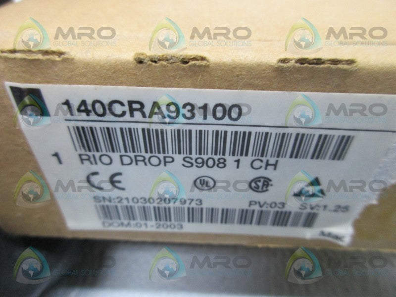 SCHNEIDER ELECTRIC 140CRA93100 INTERFACE MODULE  NSFS