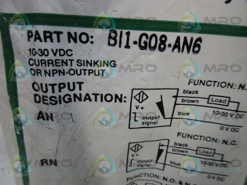 TURCK BI1-G08-AN6 PROXIMITY SWITCH  NSMP