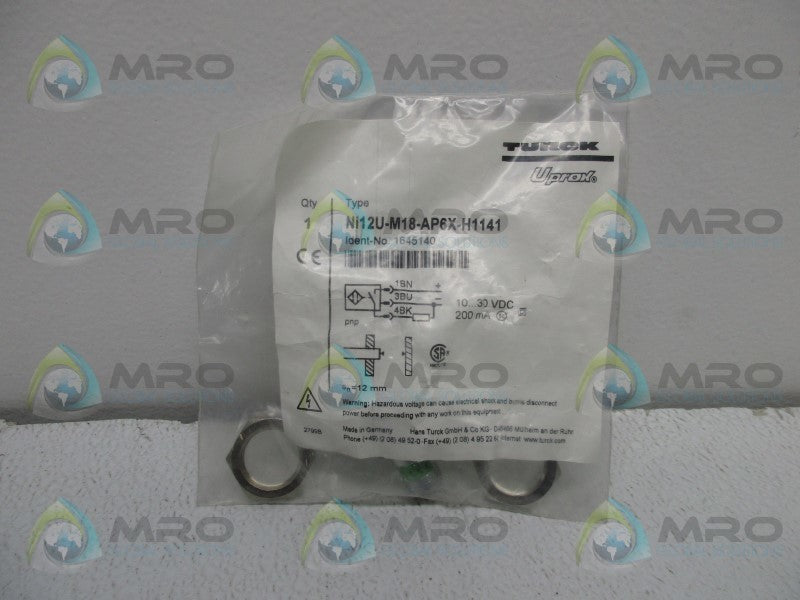 TURCK NI2U-M18-AP6X-H1141 PROXIMITY SWITCH  NSMP