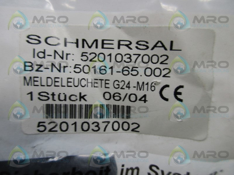 SCHMERSAL 50161-65.002 PILOT LIGHT KIT  NSMP