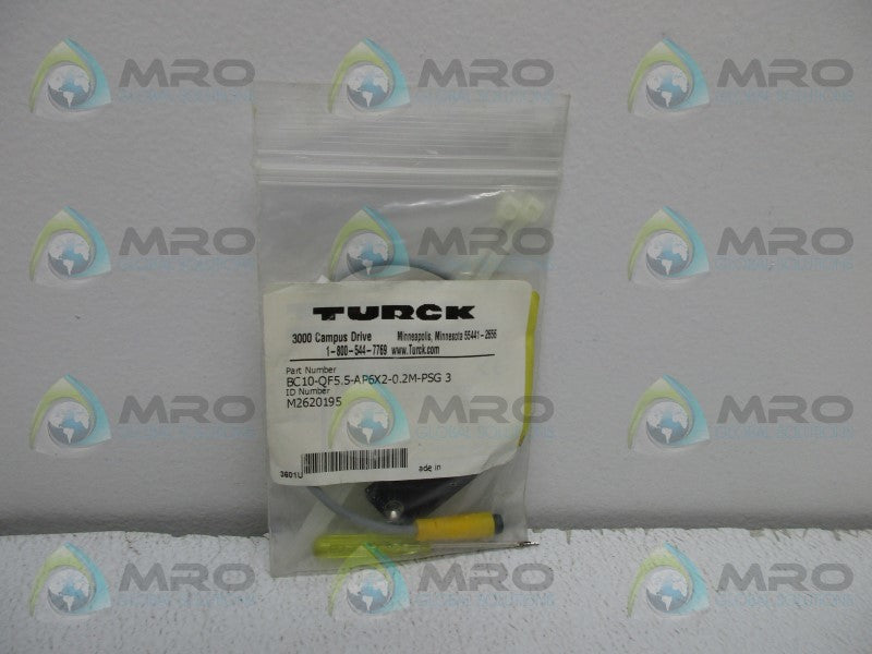 TURCK BC10-QF5.5-AP6X2-0.2M-PSG3 CAPACITIVE SENSOR * NEW IN FACTORY BAG *