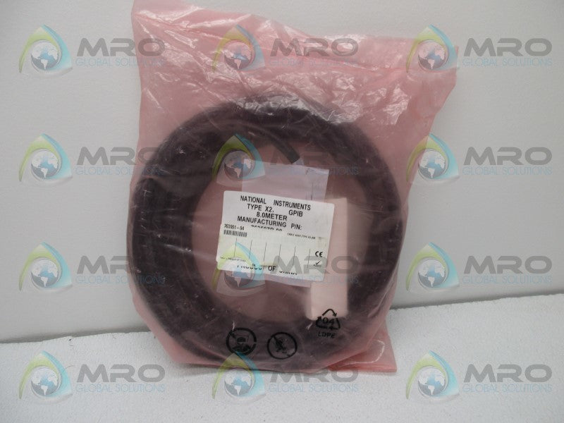 NATIONAL INSTRUMENTS 763061-04 TYPE X2 GPIB CABLE  NSMP
