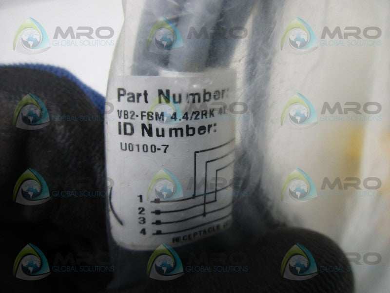 TURCK VB2-FSM-4.4/2RK-4T-11 U0100-7 MOLDED TWIN JUNCTION  NSMP