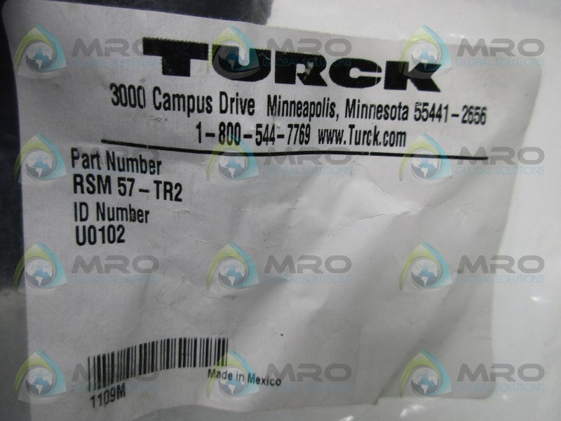 TURCK RSM57-TR2 CIRCULAR CONNECTOR  NSMP