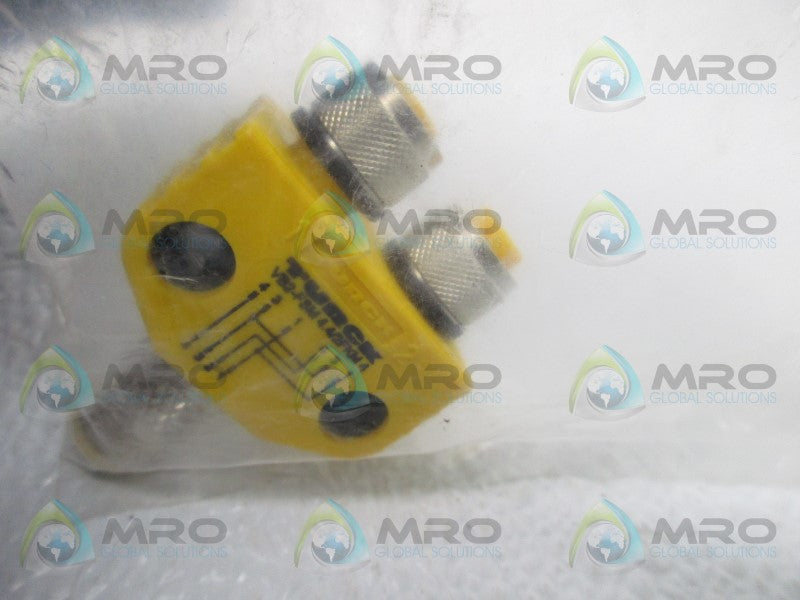 TURCK VB2-FSM-4.4/2FKM.4 MOLDED TWIN JUNCTION * NEW IN FACTORY BAG *