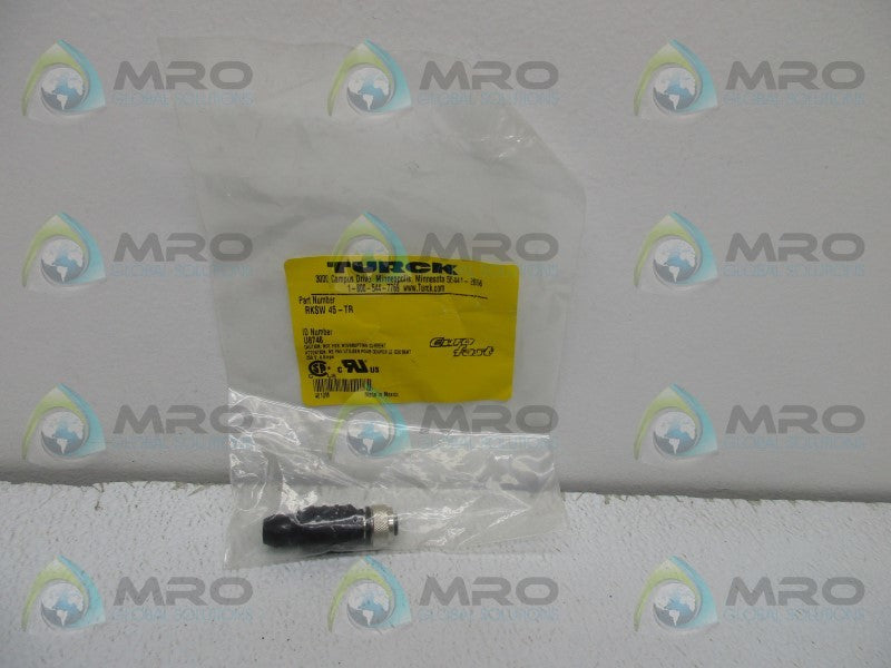 TURCK RKSW-45-TR TERMINAL RESISTOR SENSOR CONNECTOR  NSMP