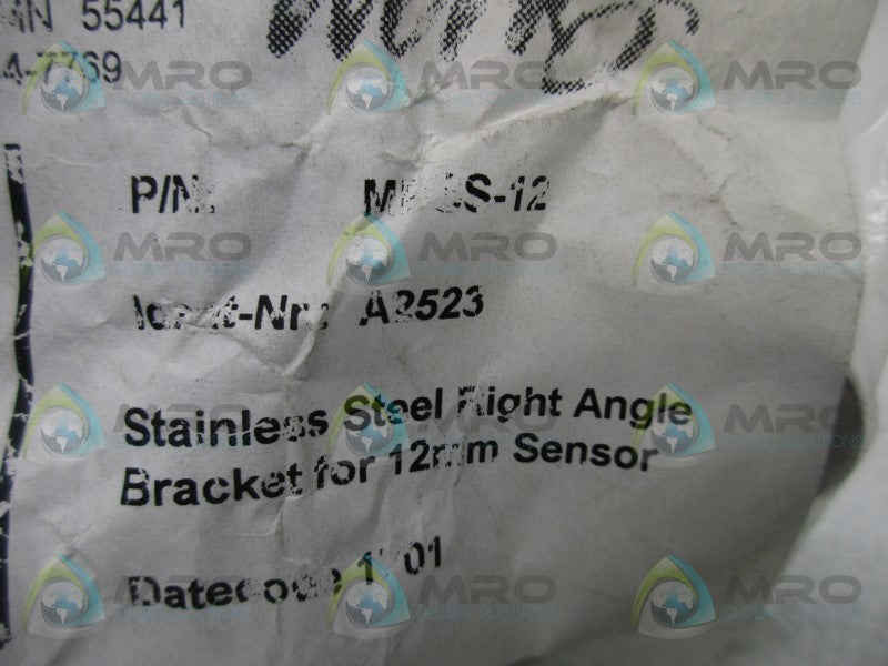 TURCK A2523 STAINLESS STEEL RIGHT ANGLE BRACKET  NSMP