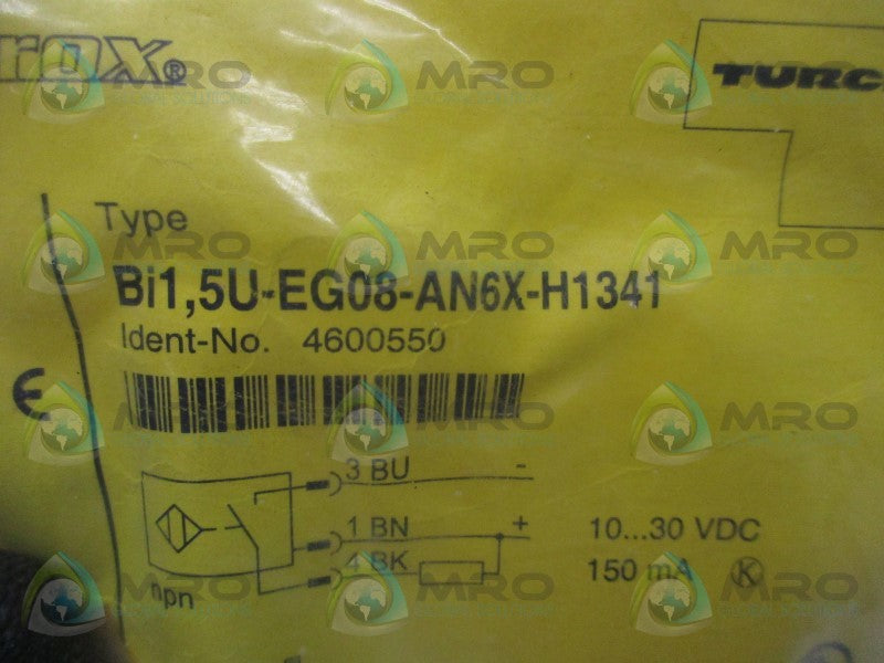 TURCK BI1.5U-EG08-AN6X-H1341 * NEW IN FACTORY BAG *