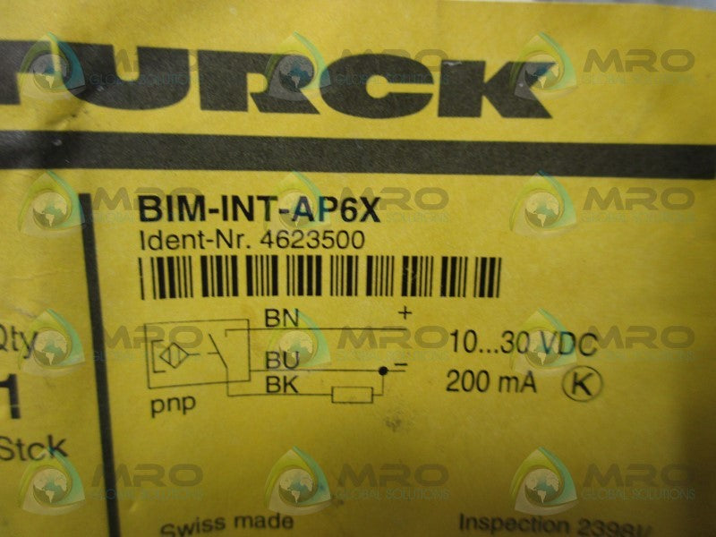 TURCK BIM-INT-AP6X PROXIMITY SWITCH SENSOR * NEW IN FACTORY BAG *