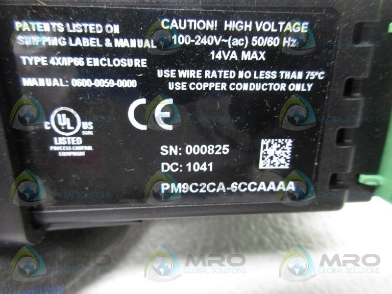 WATLOW PM9C2CA-6CCAAAA TEMPERATURE CONTROLLER  NSMP