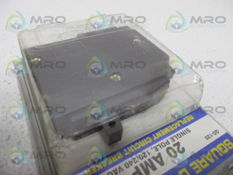 SQUARE D QO120 20A  NSMP