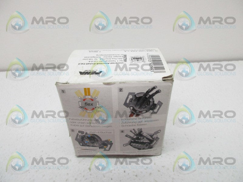 PEHA D-1958-UAE-C6A TWO TERMINAL UNIVERSAL CONNECTOR BLOCK  NSMP