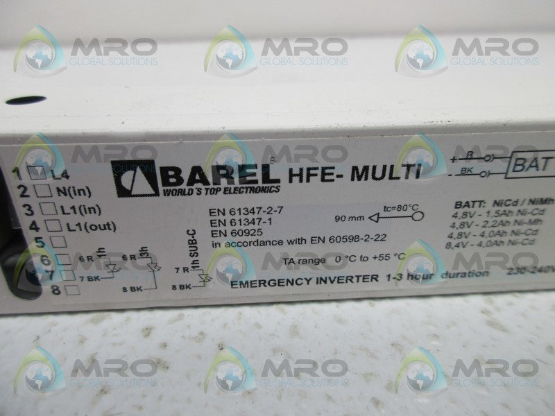BAREL HFE-MULTI PART#  NSNP
