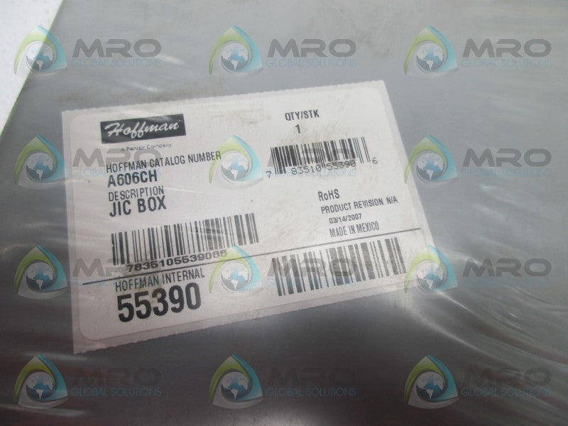 HOFFMAN A606CH ENCLOSURE BOX * NEW IN ORIGINAL PACKAGE *