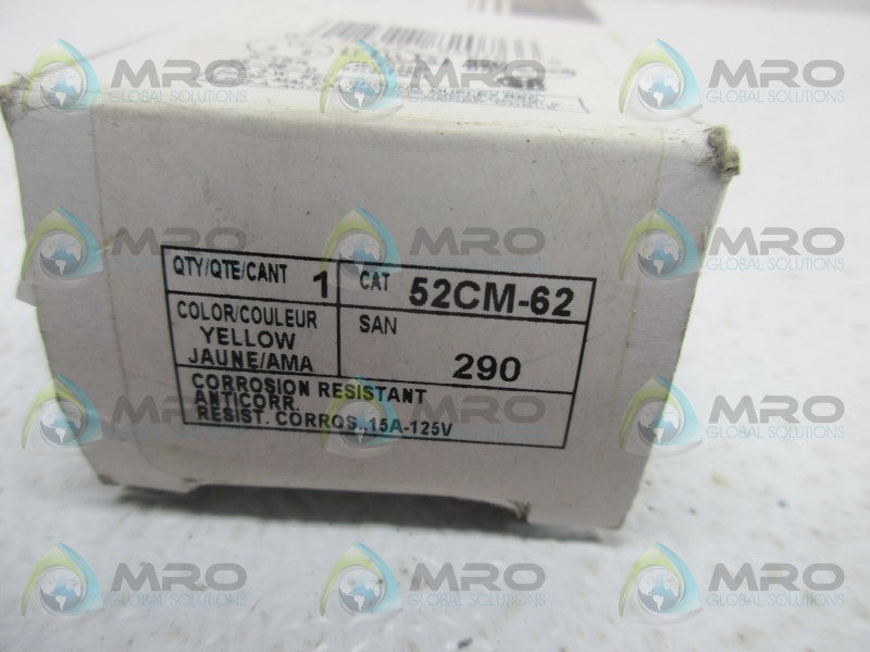 LEVITON 52CM-62 DUPLEX RECEPTACLE  NSMP