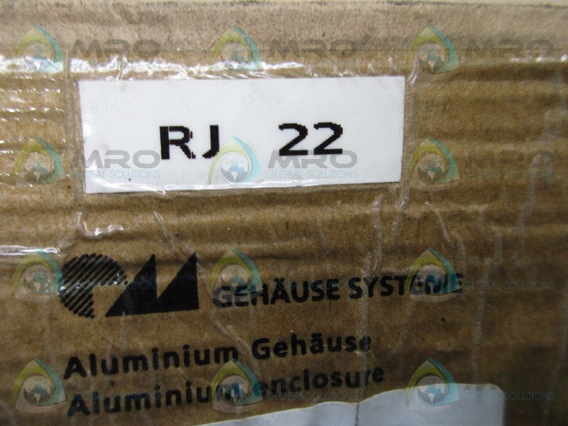 GEHAUSE SYSTEMS RJ22 ALUMINIUM ENCLOSURE  NSMP