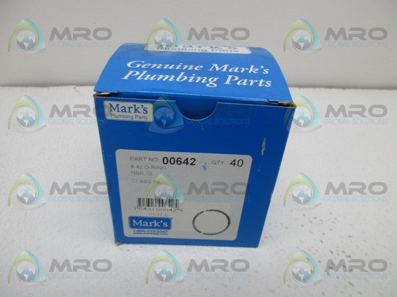 MARK'S 00642 O-RING (BOX OF 40)  NSMP