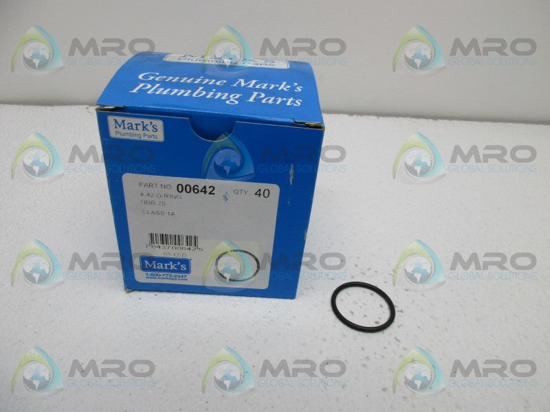 MARK'S 00642 O-RING (BOX OF 40)  NSMP