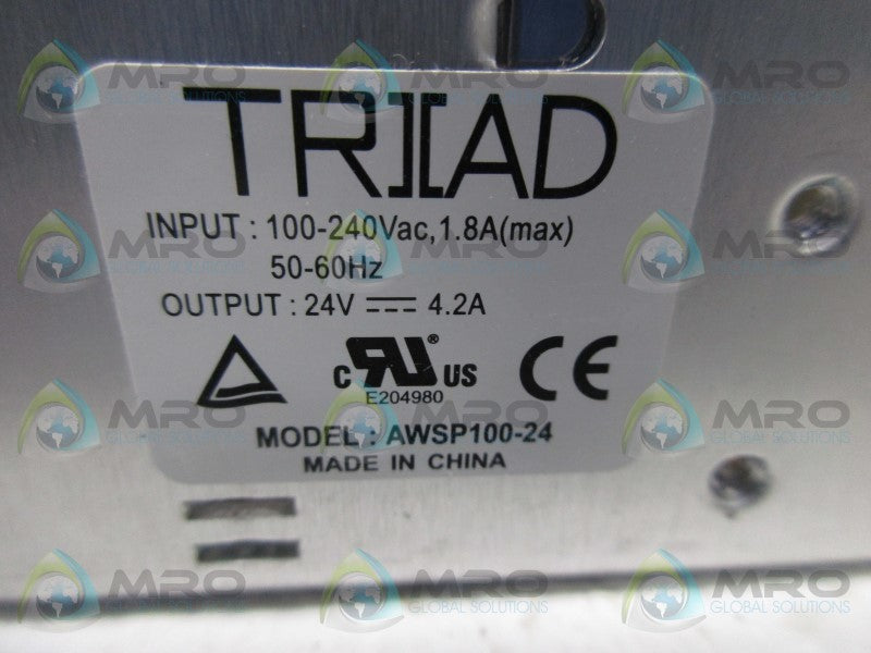 TRIAD AWSP100-24 POWER SUPPLY  NSMP
