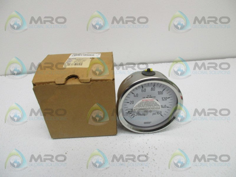 WIKA 9737103 PRESSURE GAUGE -30INHG/160PSI  NSMP