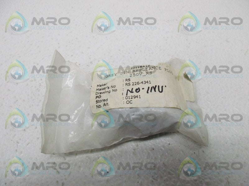 RS 931957106 226-4341 GREY APPLIANCE PLUG  NSMP