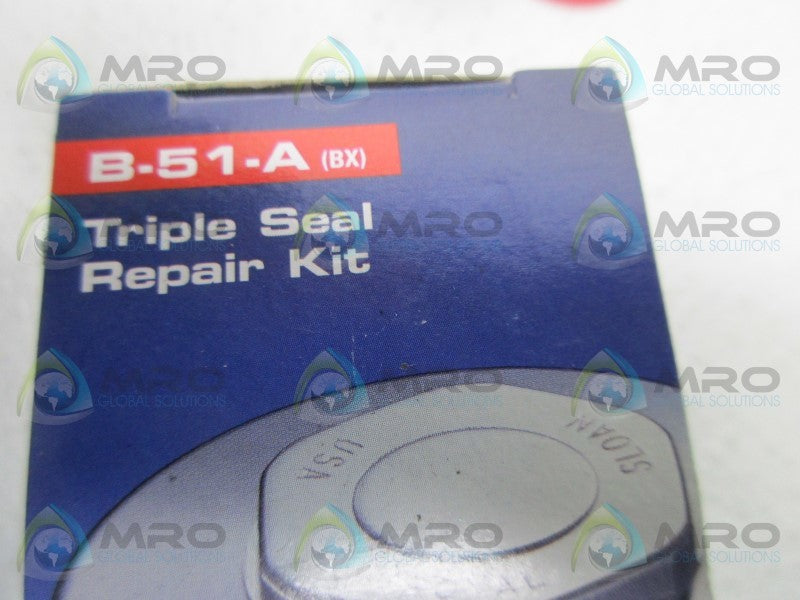 SLOAN B-51-A HANDLE TRIPLE SEAL REPAIR KIT  NSMP