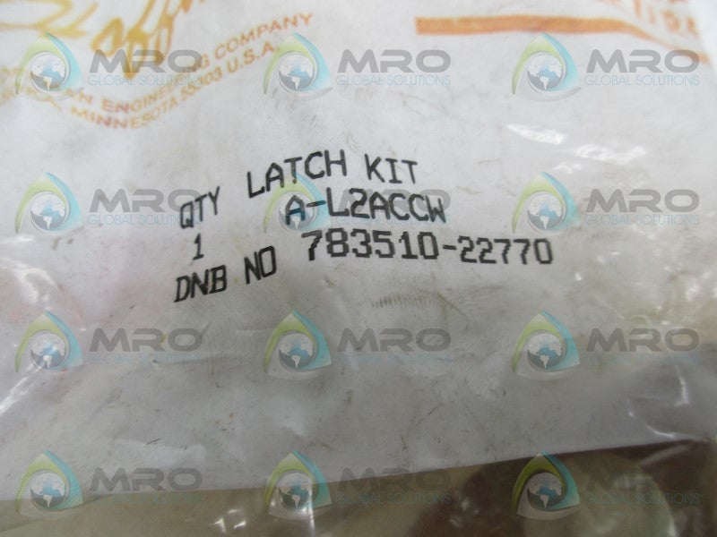 HOFFMAN A-L2ACCW LATCH KIT * NEW IN FACTORY BAG *