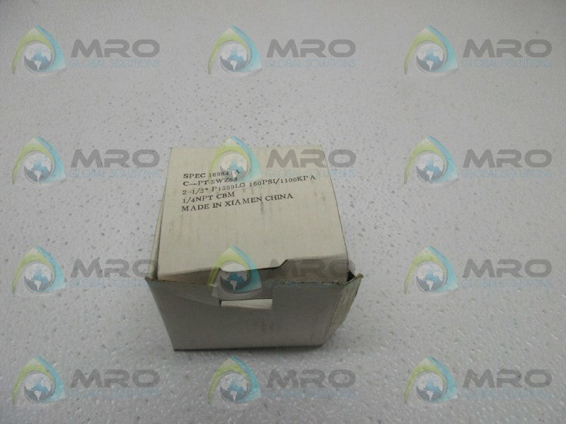 GRAINGER 169841A PRESSURE GAUGE  NSMP