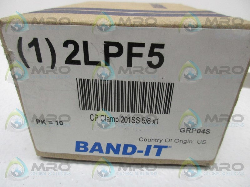 BAND-IT 2LPF5 CP CLAMP 201SS 5/8X1" (IN  BOX)  NSNP