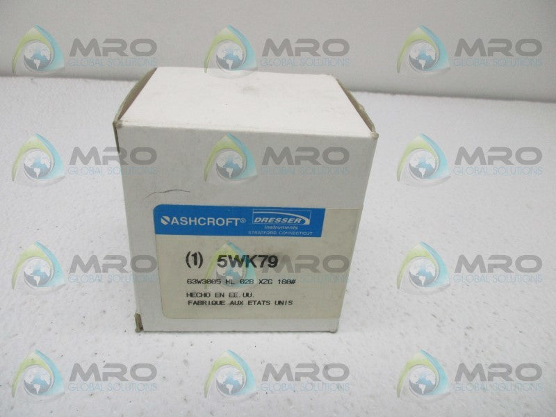 ASHCROFT 5WK79 PRESSURE GAUGE  NSMP