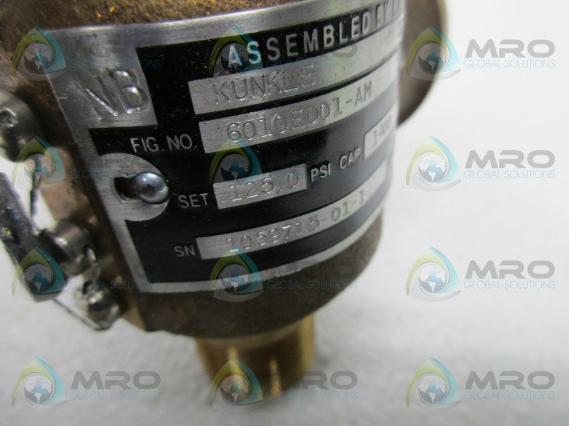 KUNKLE 6010ED01-AM125 SAFETY PRESSURE RELIEF VALVE  NSMP