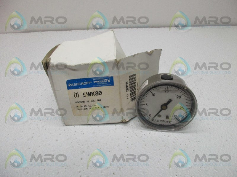 ASHCROFT 63W3005HLXZG30 PRESSURE GAUGE  NSMP