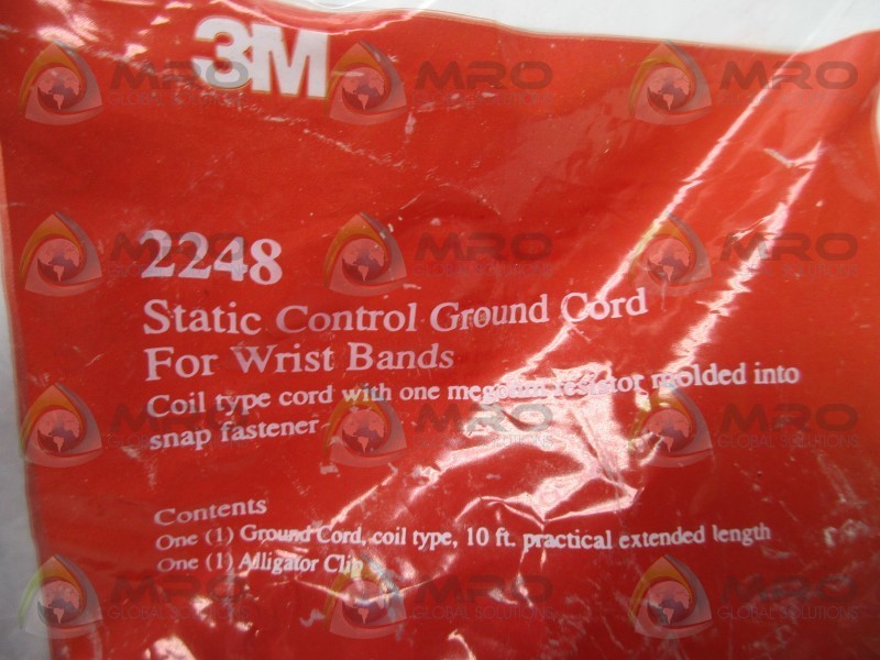3M 2248 STATIC CONTROL GROUND CORD  NSMP