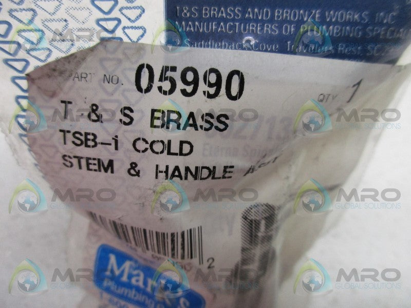 T & S 05990 STEM AND HANDLE ASSEMBLY  NSMP