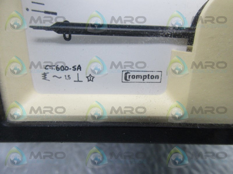 CROMPTON 243-02AG-LSSJ-C6 ANALOG PANEL METER  NSNP