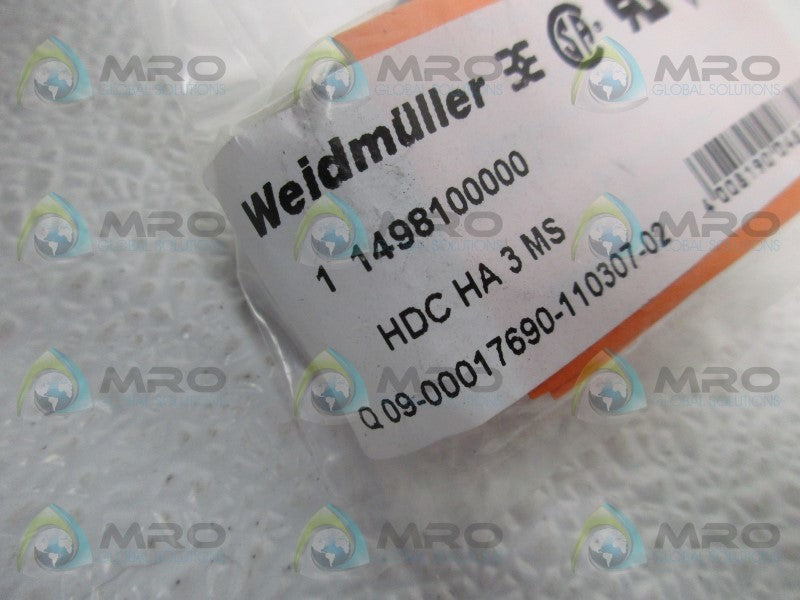 WEIDMULLER HDC-HA-3-MS CONNECTOR INSERT MALE  NSMP