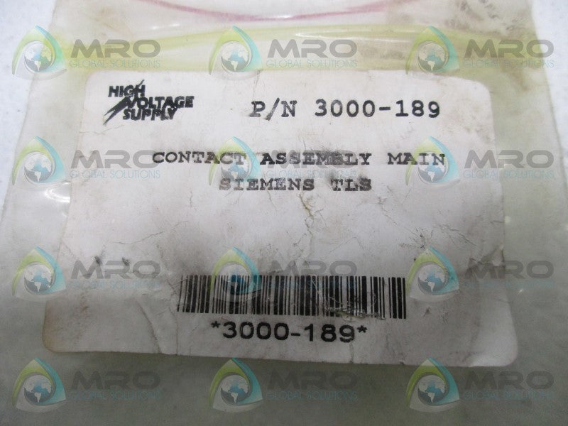 HIGH VOLTAGE SUPPLY 3000-189 CONTACT ASSEMBLY MAIN  NSMP