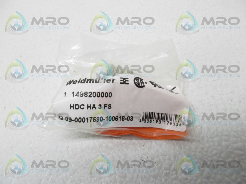 WEIDMULLER HDC-HA-3-FS CONNECTOR INSERT FEMALE  NSMP