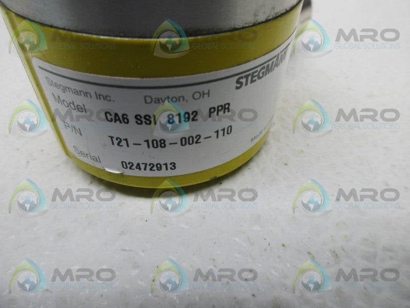 STEGMANN T21-108-002-110 ENCODER  UNMP