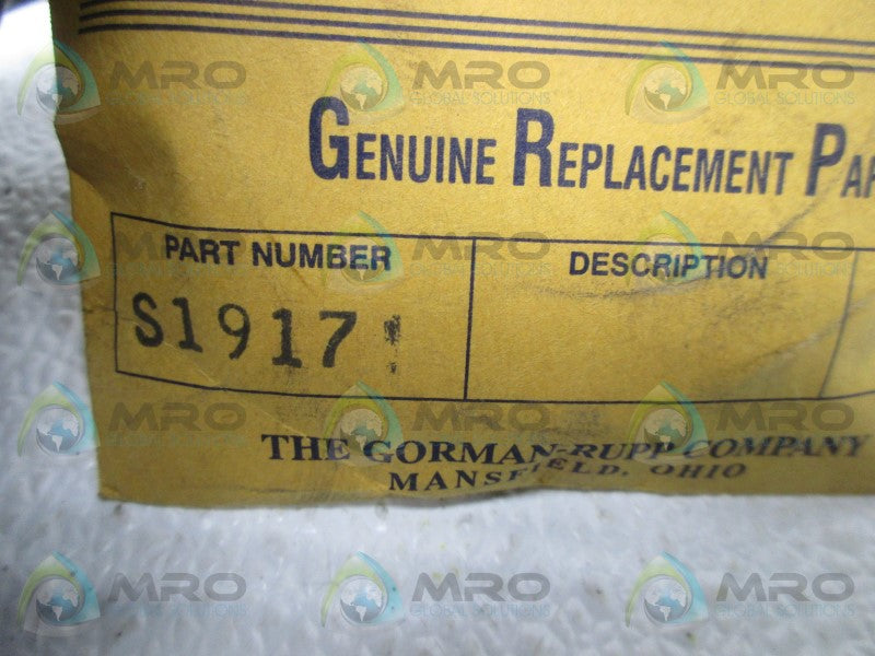 GORMAN RUPP S1917 OIL PUMP SEAL * FACTORY SEALED *