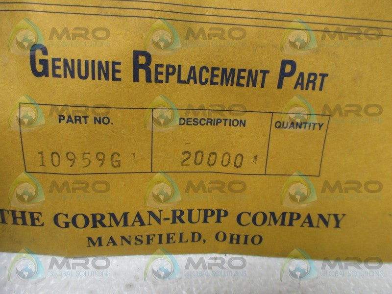 GORMAN RUPP 10959G GASKET  NSNP