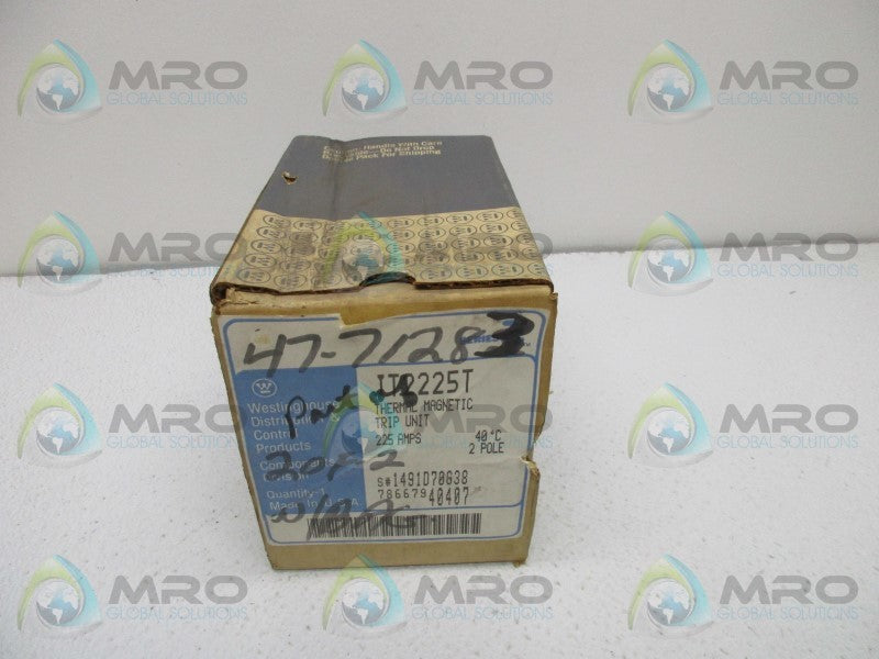 WESTINGHOUSE JT2225T THERMAL MAGNETIC TRIP UNIT  NSMP